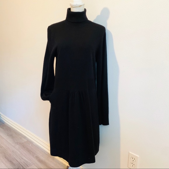 J. Crew Dresses & Skirts - J.Crew lbd sweater turtleneck dress Size Large EUC